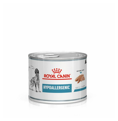 Консервы Royal Canin Hypoallergenic для взрослых собак при пищевой аллергии 12х0,2кг