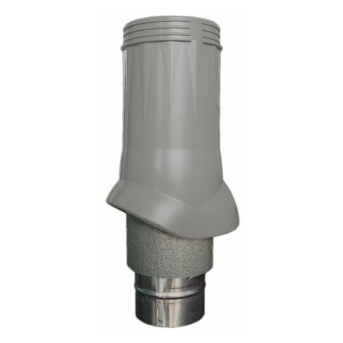 Выход вентиляционный 125/160 Серый изолированный для нанодефлектора, пластик
