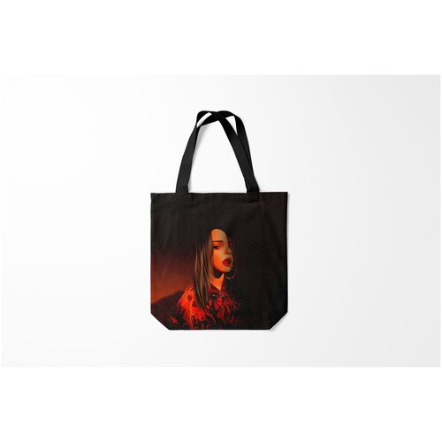фото Сумка-шоппер / 40х40 см / разная музыка / billie eilish burnettie
