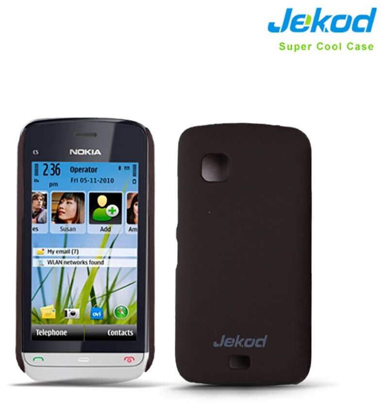 Чехол-накладка для Nokia C5-03 Jekod (Коричневый)