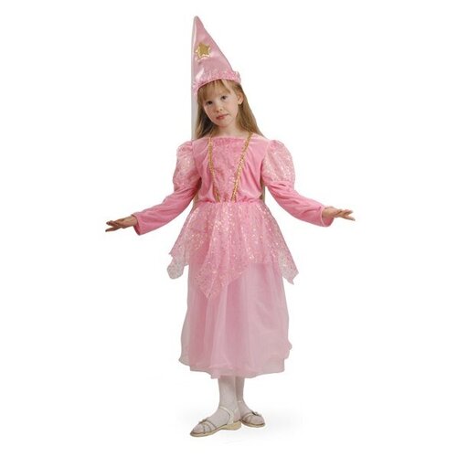 Костюм Фея розовая, для девочек, размер 36, рост 140 см, на 10 лет, Батик