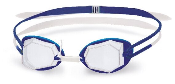 Очки стартовые для плавания HEAD DIAMOND, Цвет - прозрачный/прозрачные стекла/синий; Материал - Пластик/силикон