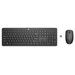 Комплект беспроводной клавиатура+мышь HP 230 WL Mouse+KB Combo черный (18H24AA)