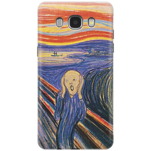 фото Силиконовый чехол на samsung galaxy j5 (2016) / самсунг джей 5 2016 с принтом "крик" gosso