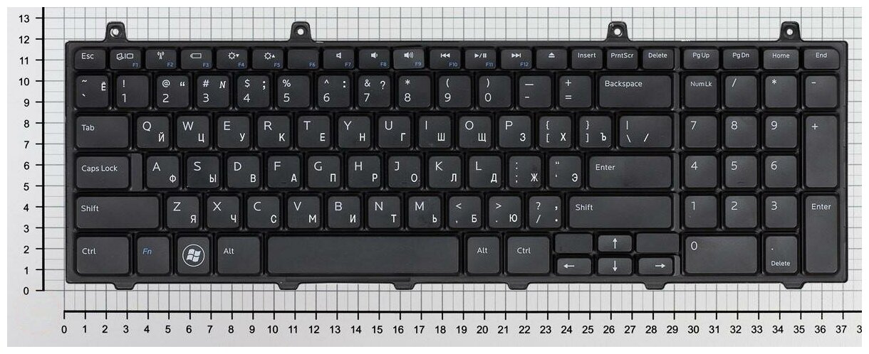 Клавиатура для ноутбука Dell GM7 русская черная