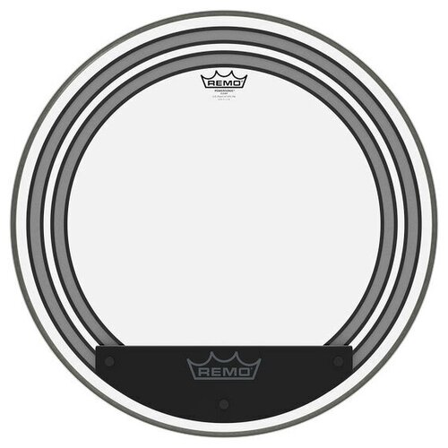 Remo Powersonic Bass Clear PW-1324-00 пластик для барабана, 24' remo pr 1324 00 24 powerstroke pro clear пластик 24 для бас барабана