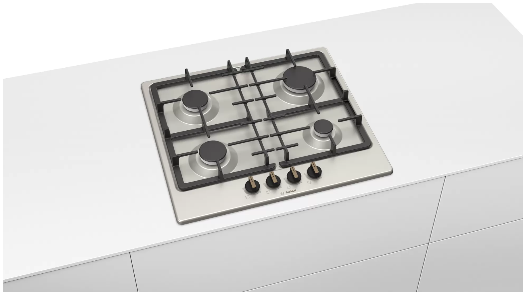 Встраиваемая варочная панель газовая Bosch белый - фото №5