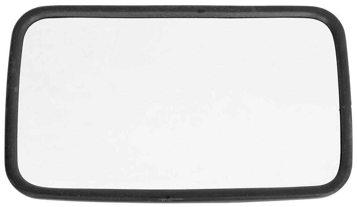 фото Зеркало боковое ЗИЛ, ГАЗ основное сферическое с подогревом 302х180мм 12V круговой обзор V4(ZL-133H) пласт. корпус