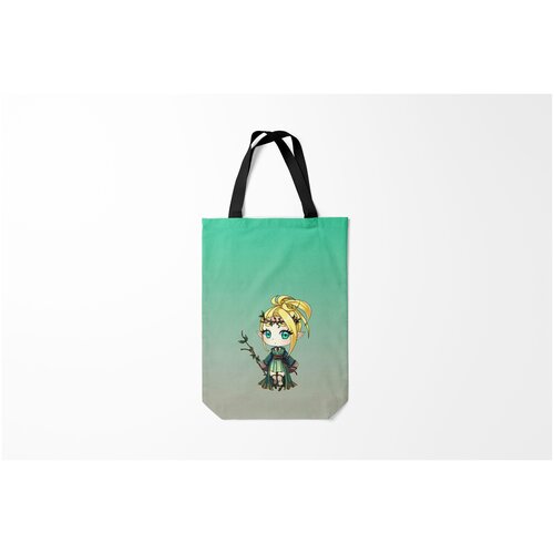 фото Сумка-шоппер / 31х42 см / аниме / лесная дриада анимешный burnettie