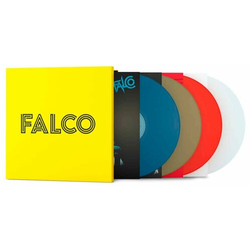 Sony Music Falco / The Box (Limited Edition Collector's Box Set)(Coloured Vinyl)(3LP+12 Vinyl Single) queen forever limited edition box set