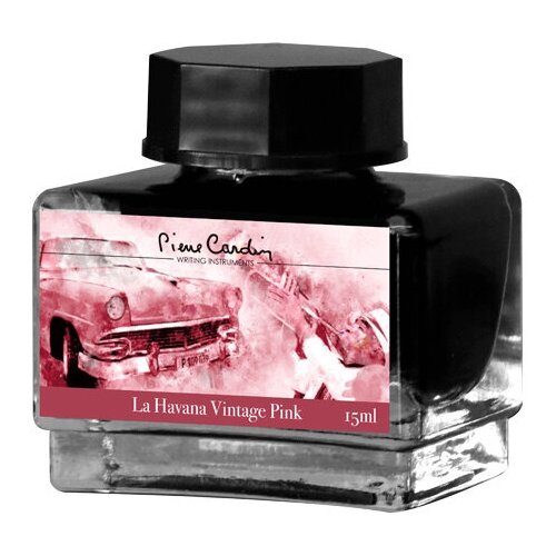 Флакон чернил Pierre Cardin 15мл, серия CITY FANTASY цвет La Havana Vintage Pink (Розовая Гавана)