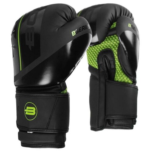 Перчатки боксёрские BoyBo B-Series, флекс, цвет зелёный, 12 унций