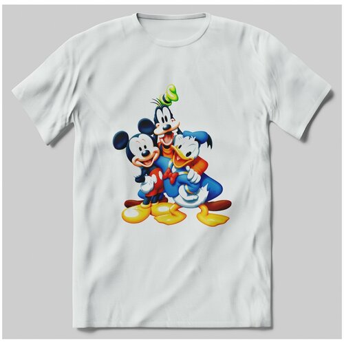 фото Футболка с принтом микки гуффи дональд brut-shop