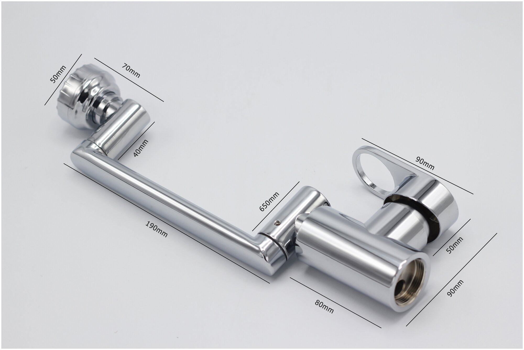 Смеситель-трансформер для мойки/раковины Dikalan D4095-7 черный ...