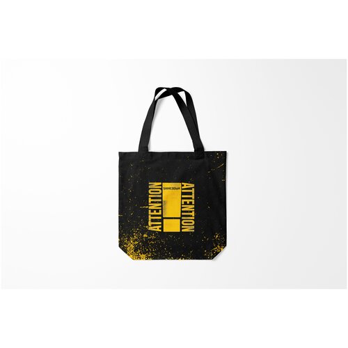 фото Сумка-шоппер / 40х40 см / рок / shinedown attention black burnettie