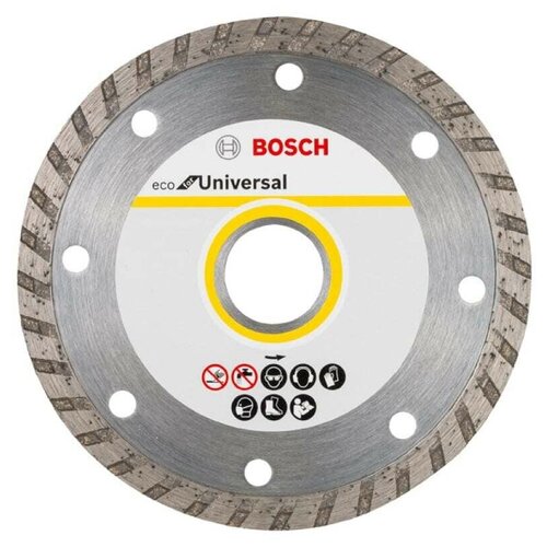 Диск алмазный ECO Universal Turbo (125х22.2 мм) Bosch 2608615046 алмазный диск bosch eco univ turbo универсальный 2608615039