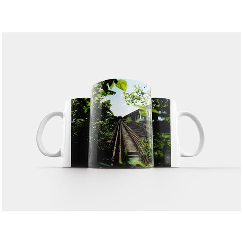 фото Кружка "мост, железнодорожный мост, старый мост" 320 мл lotsprints