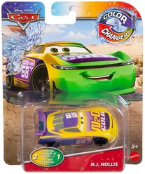 Гоночная машина Mattel Cars меняющая цвет GNY94 1:55, Хэджей Холлис