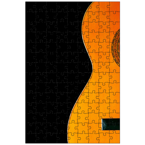 фото Магнитный пазл 27x18см."гитара, дерево, инструмент" на холодильник lotsprints