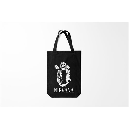 фото Сумка-шоппер / 31х42 см / рок / nirvana burnettie