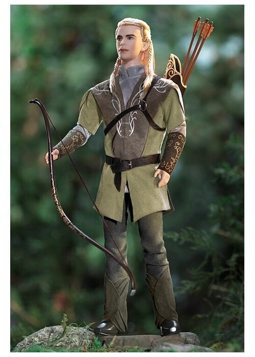 Кукла Barbie Ken as Legolas in The Lord of the Rings: The Fellowship of the Rings (Барби Кен Леголас из Властелин колец: Братство кольца)