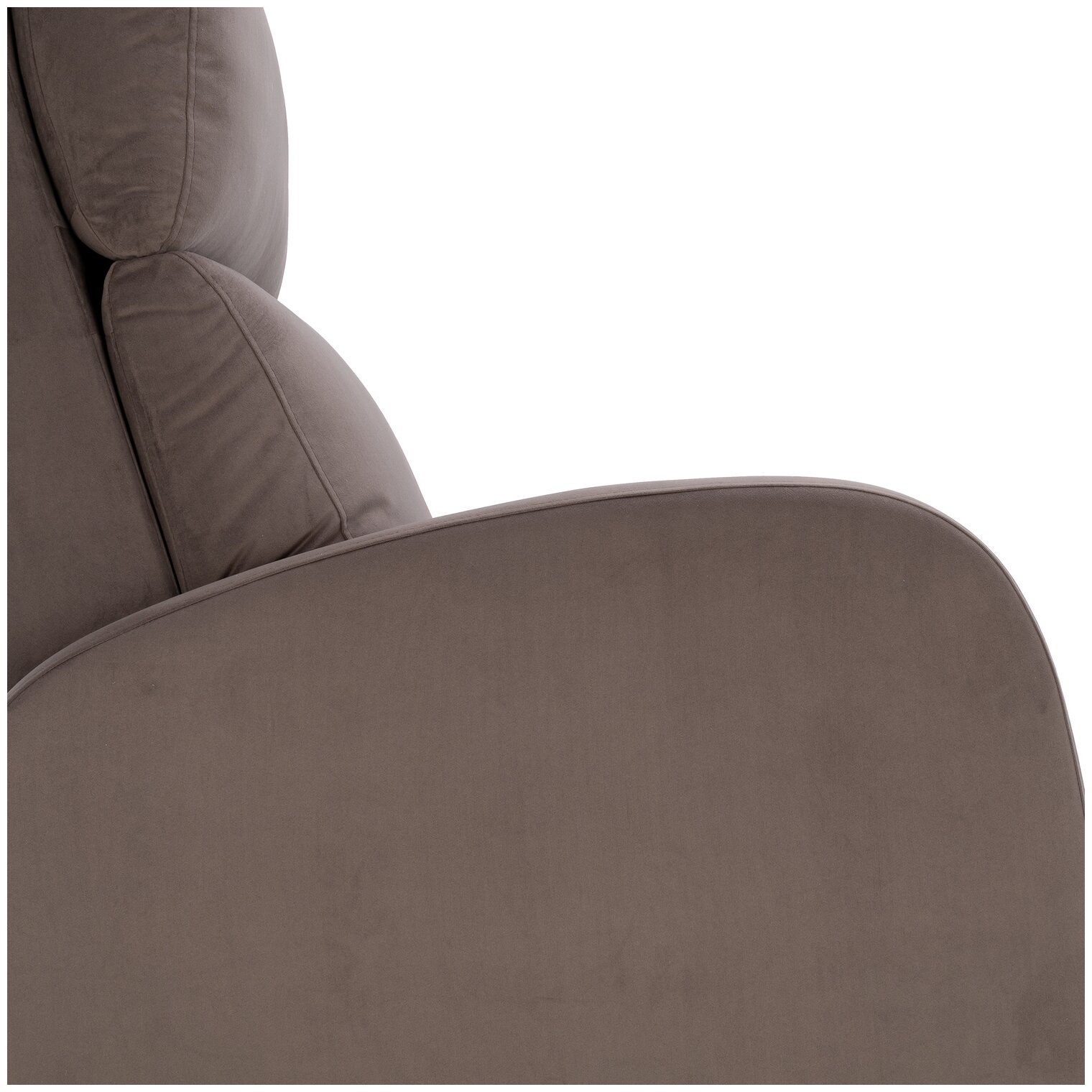 Кресло-реклайнер Leset Грэмми-2, 77 x 92 см, обивка: текстиль, цвет: коричневый/велюр V23 - фотография № 8