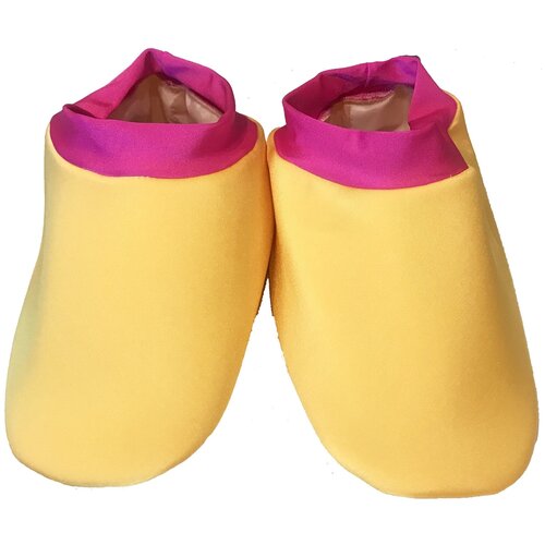 фото Птица феникс обувь - тапочки желтые (поролон)