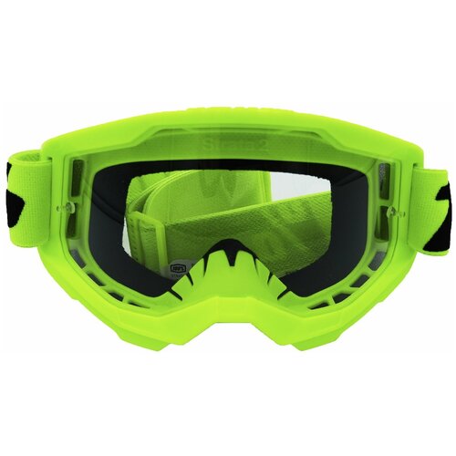 PitBikeClub Очки 100% Strata 2 Goggle Yellow / Clear Lens (50421-101-04)