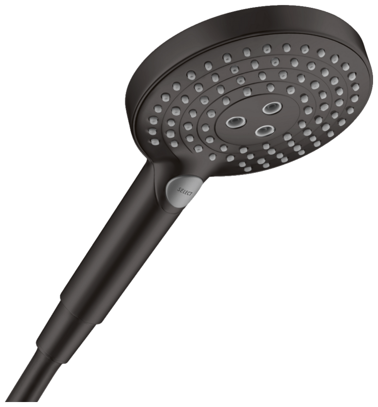 Ручной душ Hansgrohe Raindance Select S 26530670 черный матовый .