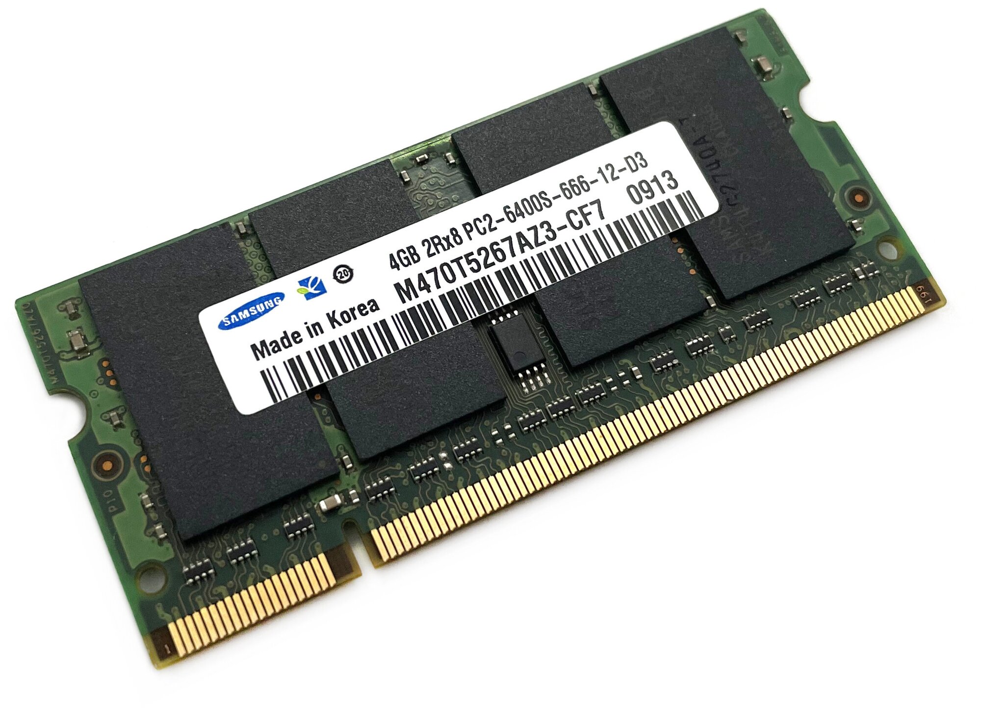 Оперативная память DDR2 4Gb 800 Mhz Samsung M470T5267AZ3-CF7 PC2-6400 So-Dimm для ноутбука