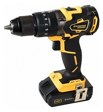 фото Шуруповерт акк. PCD-18BLI с бесщеточным двигателем 18.0B 2x2,6А/ч Li-Ion 13мм 0-400/0-1500 об/мин 64Нм "PartnerTool" professional series