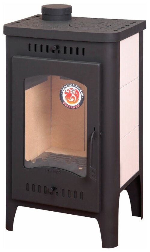 фото Печь-камин ЭкоКамин Бавария Оптима с плитой (PK049)