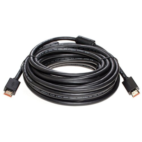 Кабель Telecom HDMI - HDMI (TCG215F), 10 м, черный кабель telecom hdmi hdmi tcg215f 10 м черный