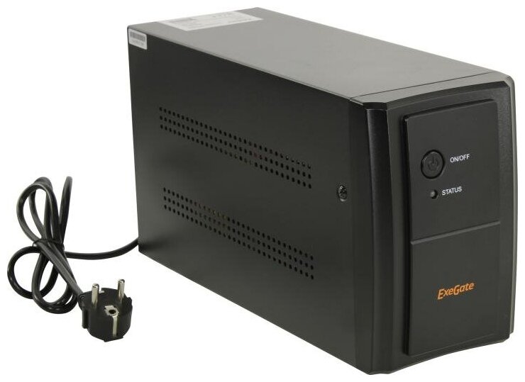 Источник питания EXEGATE SpecialPro UNB-1200.LED.AVR.6C13.RJ.USB <1200VA/750W, LED, AVR,6*C13, RJ45/11,USB, металлический корпус, Black>