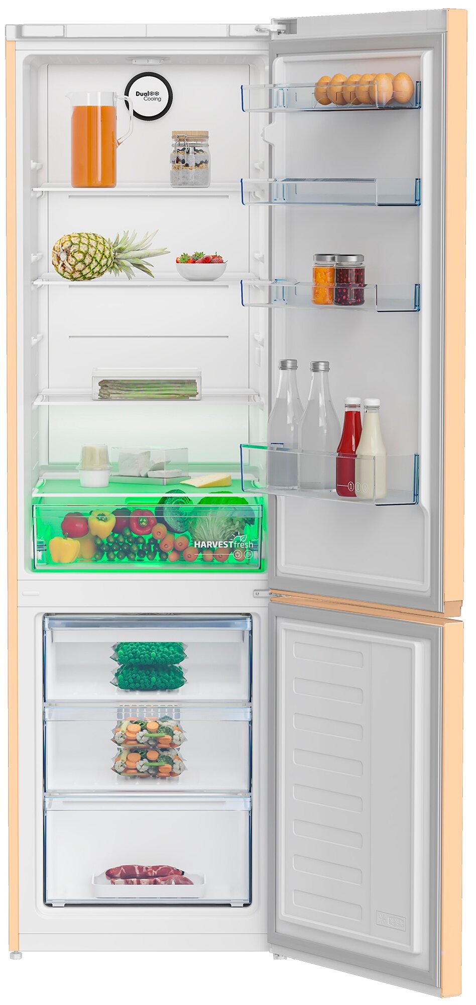 Холодильник двухкамерный Beko B1RCNK402SB - фотография № 3