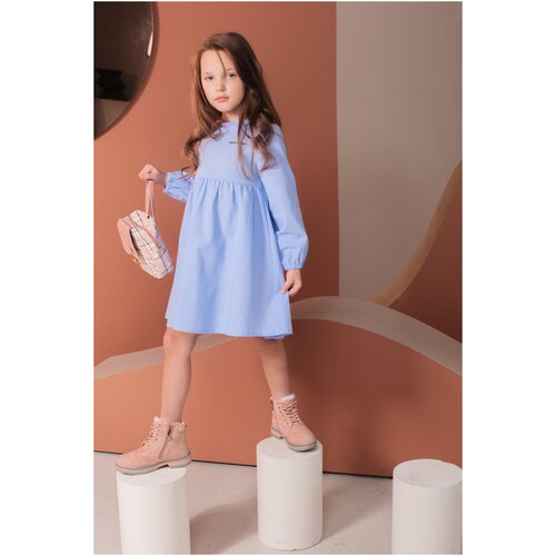 фото Платье waves & vibes, размер 104, голубой