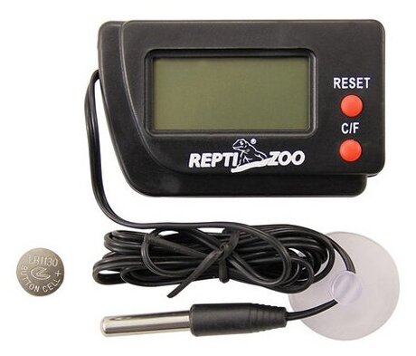 Термометр электронный для террариума Repti-Zoo 105SH, размер 6.5х4х1.3см. - фотография № 2