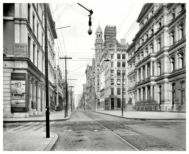 Улицы москвы черно белые