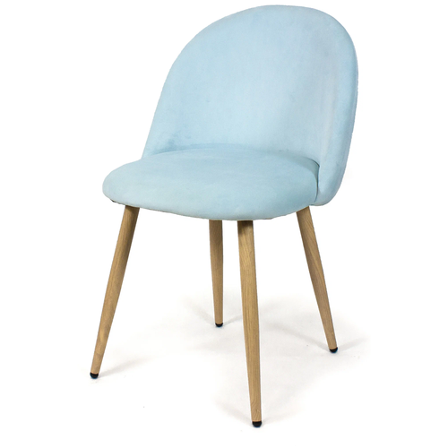 Комплект стульев Plams Юпитер, массив дерева/текстиль, цвет: dark blue/бежевый 2 шт.