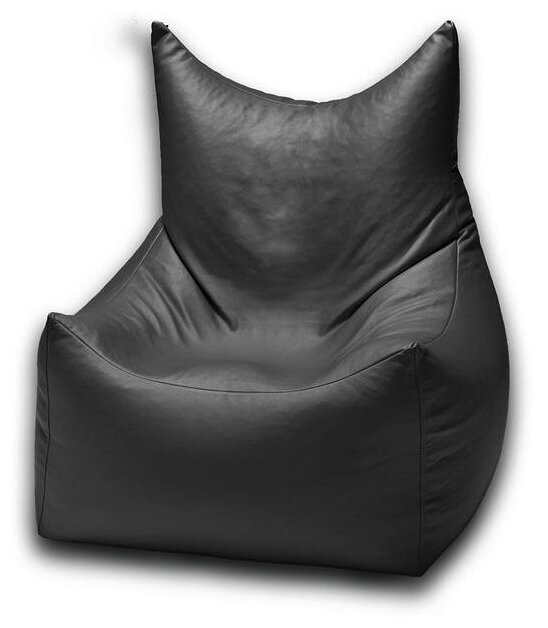 Кресло-мешок "трон Вилли" MyPuff, размер XXL, черный - фотография № 1
