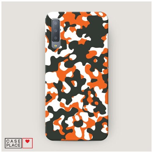 фото Чехол пластиковый samsung galaxy a7 2018 камуфляж 6 case place