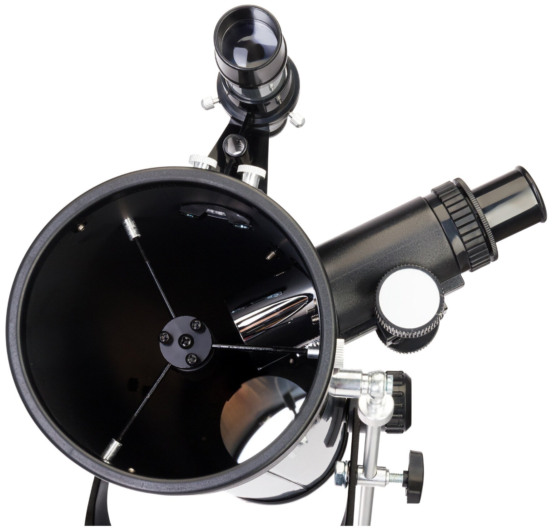 Телескоп Levenhuk Blitz 76 Base рефлектор d76 fl700мм 152x серый/черный - фото №4