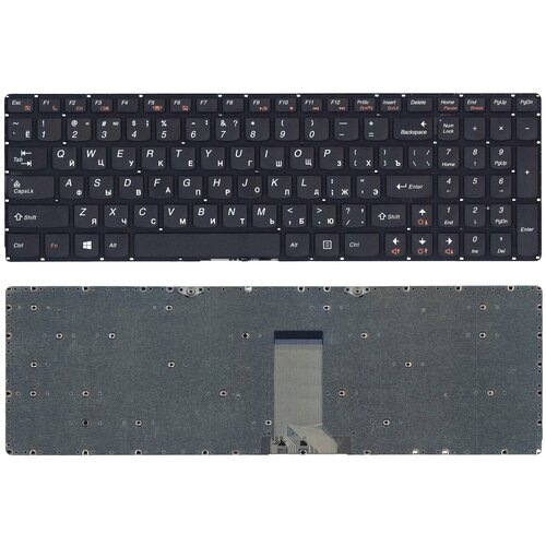 клавиатура для ноутбука lenovo b5400 m5400 без рамки p n 25 213242 25213242 csbg ru 9z n8rsq g0r Клавиатура для ноутбука Lenovo IdeaPad B5400 M5400 черная без рамки