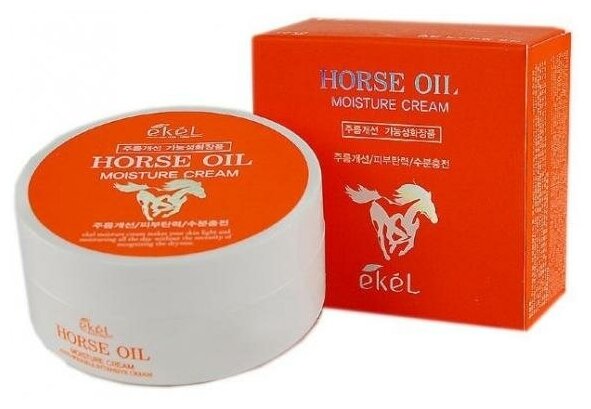 Ekel Moisture Cream - Horse Oil Увлажняющий крем для лица с "лошадиным маслом" 100 г.