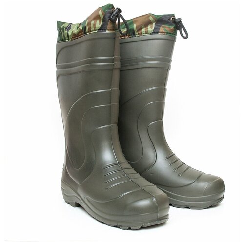 фото Сапоги мужские эва рокс н хаски-лайт с090-1, цвет оливковый, размер 41-42