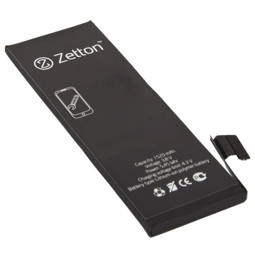 Аккумуляторная батарея (аккумулятор) для iPhone 5 1520mAh (Zetton)