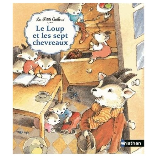 Routiaux Claudine. Le loup et les septs chevreaux. -