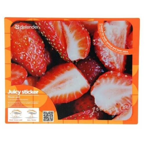 фото Коврик defender juicy sticker для мыши 220x180x0.4mm