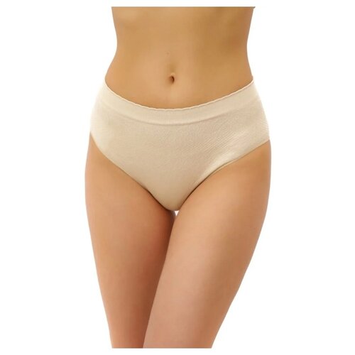 фото Трусы intimidea slip midi setificato light, размер 4-l/xl, бежевый