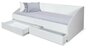 Кровать для ребенка Олимп Фея-3 симметричная белый 203.2х94.7х65.2 см